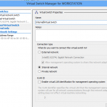 Install Hyper-V on Windows 8 – Create an internal virtual switch