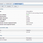 Synology DS1812+ Setup iSCSI Target Screen