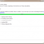 Synology DS1812+ Synology Successful Installation