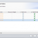 Synology WebGUI User Access Setup