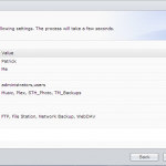 Synology WebGUI User Confirmation
