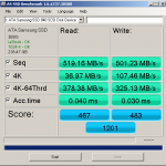 Samsung 840 Pro 256GB SSD AS SSD Benchmark