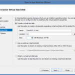 Install CentOS 6.3 on Windows 8 Hyper-V – Assign a Virtual Disk