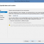 Install CentOS 6.3 on Windows 8 Hyper-V – Create new virtual machine