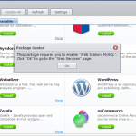 Synology DSM Package Center Install WordPress Enable Web Station and MySQL