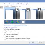 StartIsBack Appearance Options