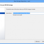 XenCenter Console – NFS ISO Library