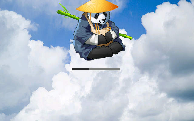 XCP Panda Loading Screen