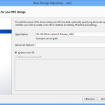 XenCenter Console – Connect VHD Library