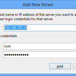 XenCenter – Add Server