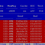 Memtest86+ 4.20 Errors