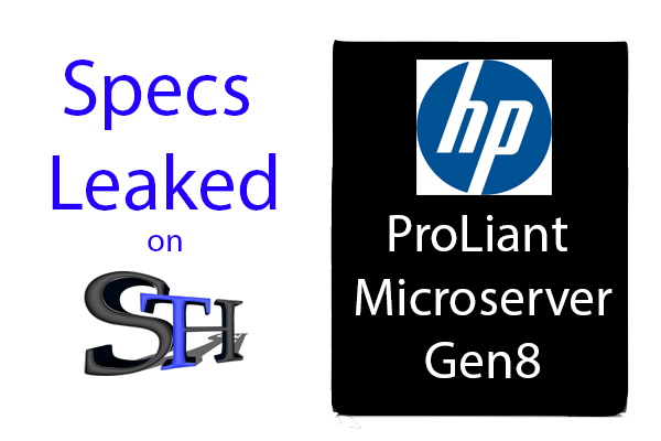 HP ProLiant Microserver Gen8 Specs Leaked