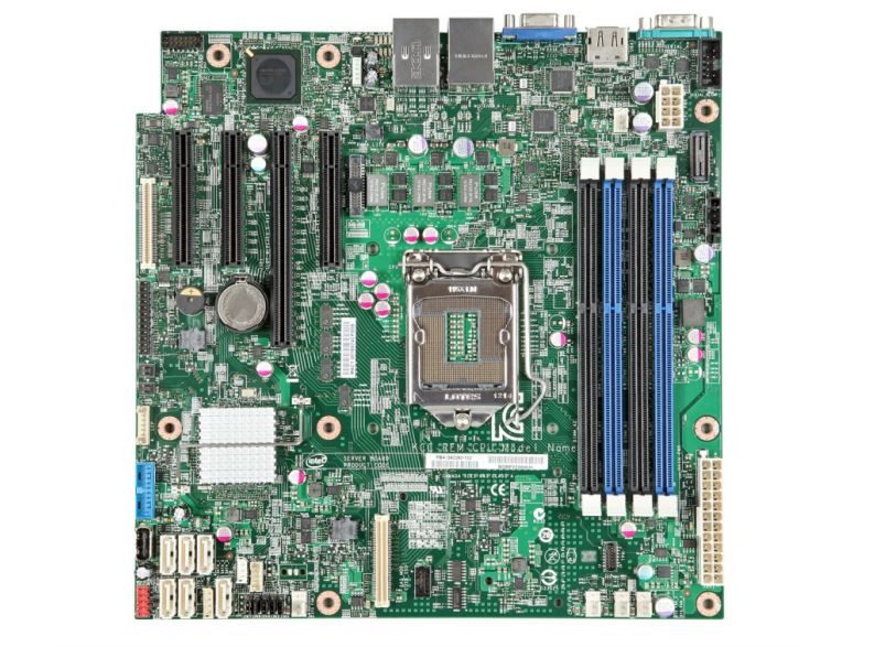 Intel S1200V3RP Motherboard Layout