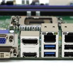 Supermicro X10SLQ Rear IO Ports