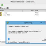 Copy napp-it image to a local ESXi datastore