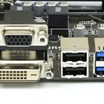 ASUS B85M-E CSM Rear IO Ports