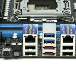 ASUS P9X79-E WS Rear IO