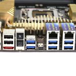 ASUS Z97 WS Rear IO Panel