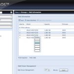 Thecus Drives including position indicator
