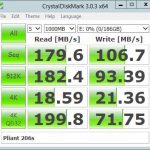 Sandisk Pliant LB206s – CrystalDiskMark