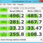 Smart Storage Optimus 400GB – CrystalDiskMark