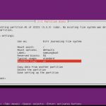 Ubuntu RAID 1 – Step 6 Bootable Flag set to on