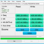 Toshiba PX02SMF040 400GB AS SSD Benchmark