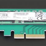 M2 PCIe x4 adapter m2 slot with Samsung XP941 512GB