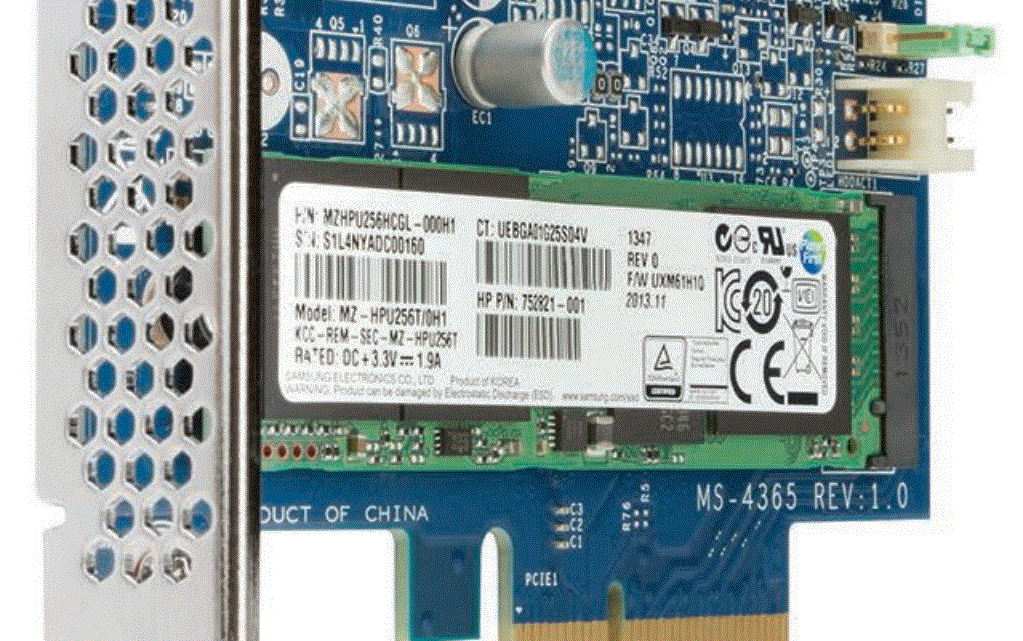 New m.2 Samsung NVMe outed by HP!