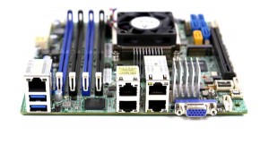 Supermicro X10SDV-TLN4F Rear IO and Network