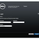 Dell iDRAC7 Login