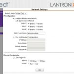 Lantronix xDirect Web Network Settings
