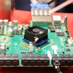 A Serial Cables – Avago PCIe switch board for NVMe SSDs
