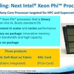 Intel Knights Landing – 3 options