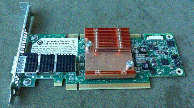 Intel Omni-Path August 2015 - Adapter Shot