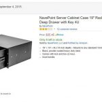 NavePoint 4U Rackmount Drawer Amazon