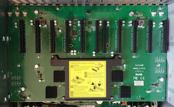 Supermicro 4028GR-TR PCIe Backplane