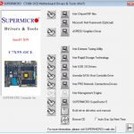 Supermicro C7X99-OCE Driver DVD