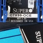 Supermicro C7X99-OCE Motherboard Model Plate