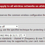 pfSense WLAN wireless configuration settings