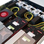Gigabyte R280-G2O GPU Server – GPUs Installed Front