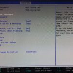 Lenovo ThinkStation P700 BIOS Security Tab