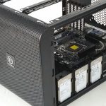 Micro-ATX Workstation Installing Motherboard and SSDs