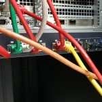 Netgear XS712T being setup in rack