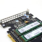 Dell 4x m2 NVMe Drive PCIe Card chips