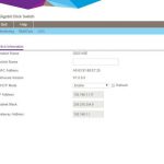 Netgear GSS116E – web configuration utility