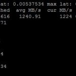 Proxmox VE Ceph Random Read Initial Benchmark