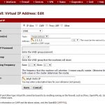 Step 1 – Setup Virtual IP
