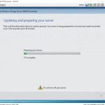 WD Windows Storage Server Setup – wait for updates 90 min into process