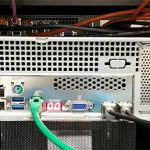 ASUS RS520-E8-RS8 rear installed in-rack